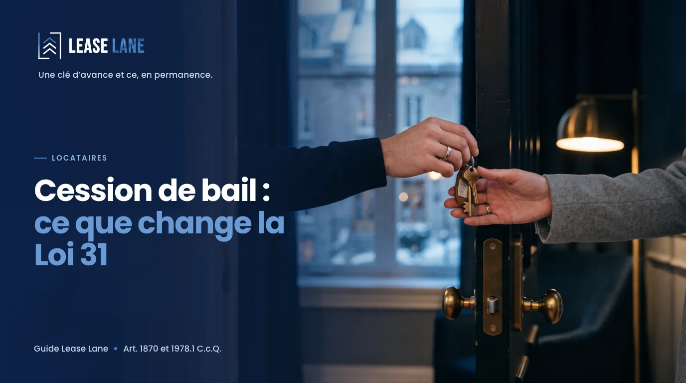 Remise des clés d’un appartement d’une personne à une autre, dans l’entrée d’un logement